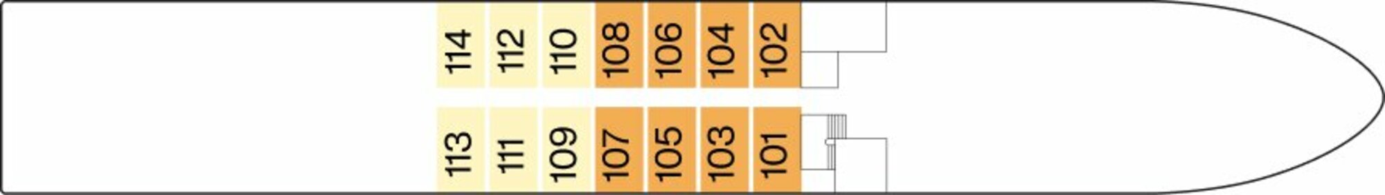 Douro Deck plan